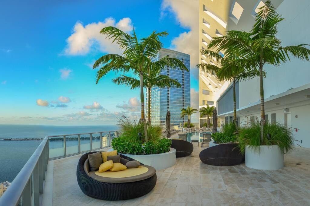 Lovely Upscale Condo Gorgeous View 2Bd 2Bath In Brickell Miami Luaran gambar